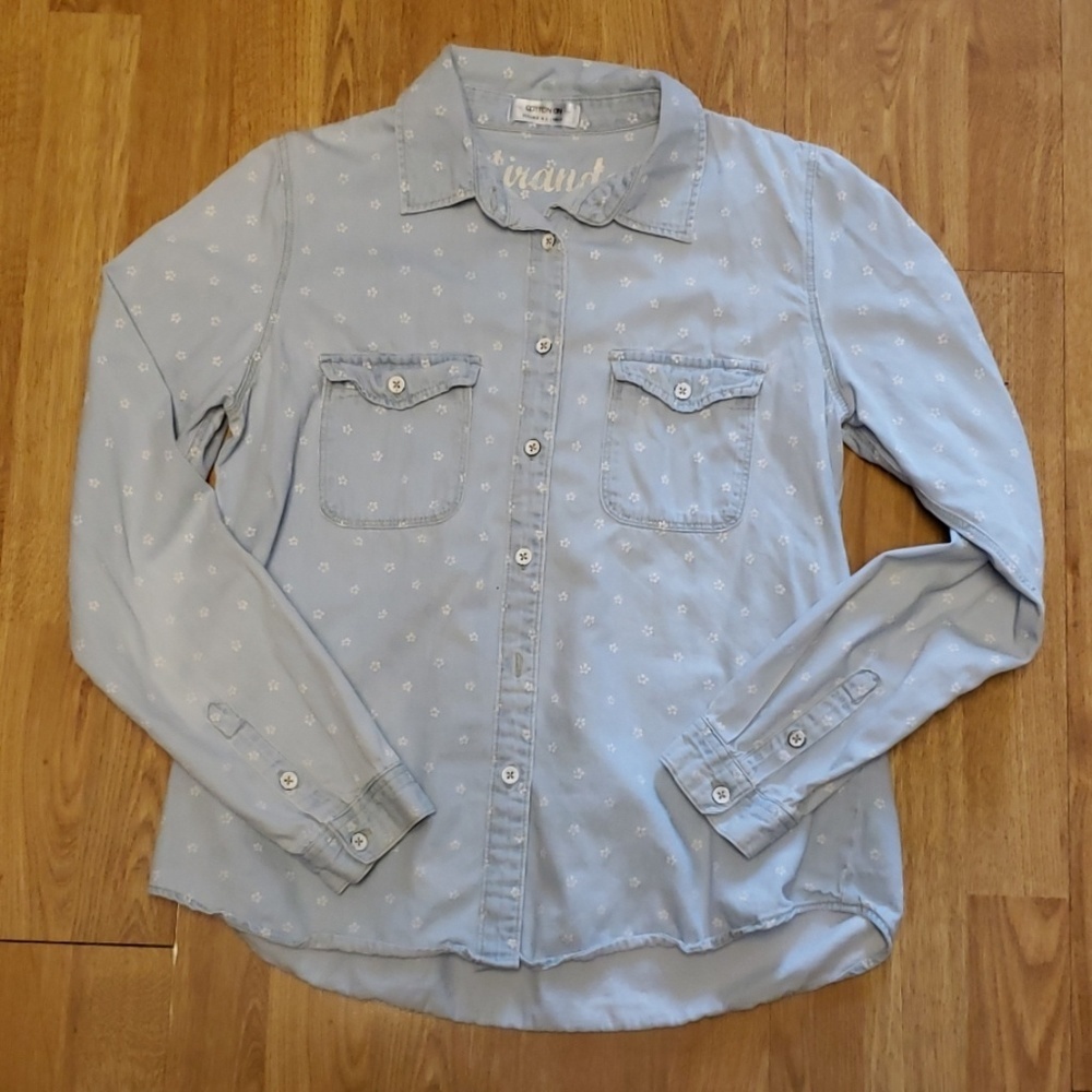Cotton On Miranda floral button down shirt